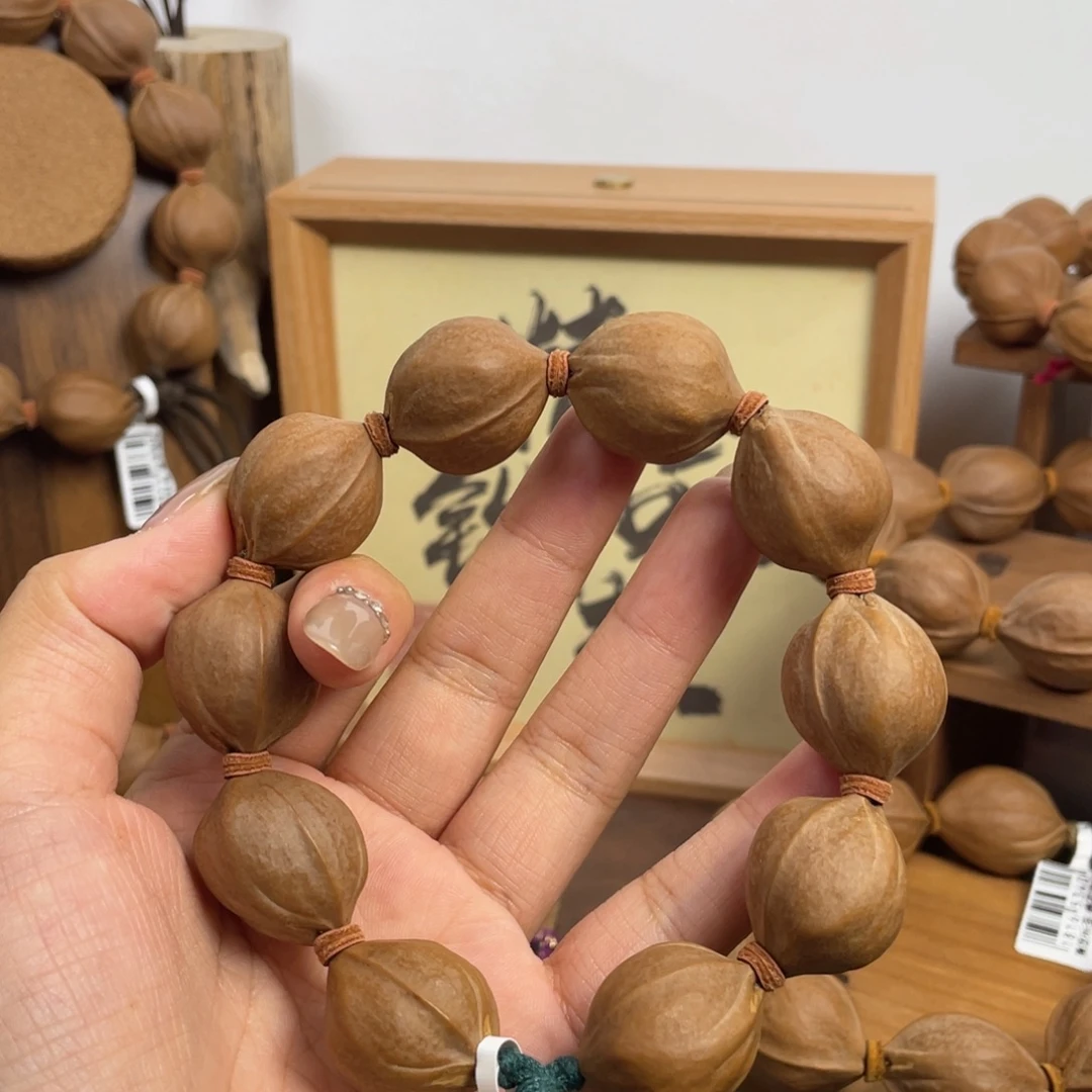 迷***༒橄榄核手串/手链21.5*26梅林铁核