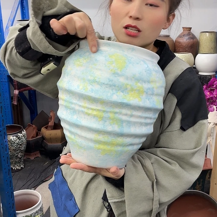 20×28 -粗陶花盆有孔-买买买