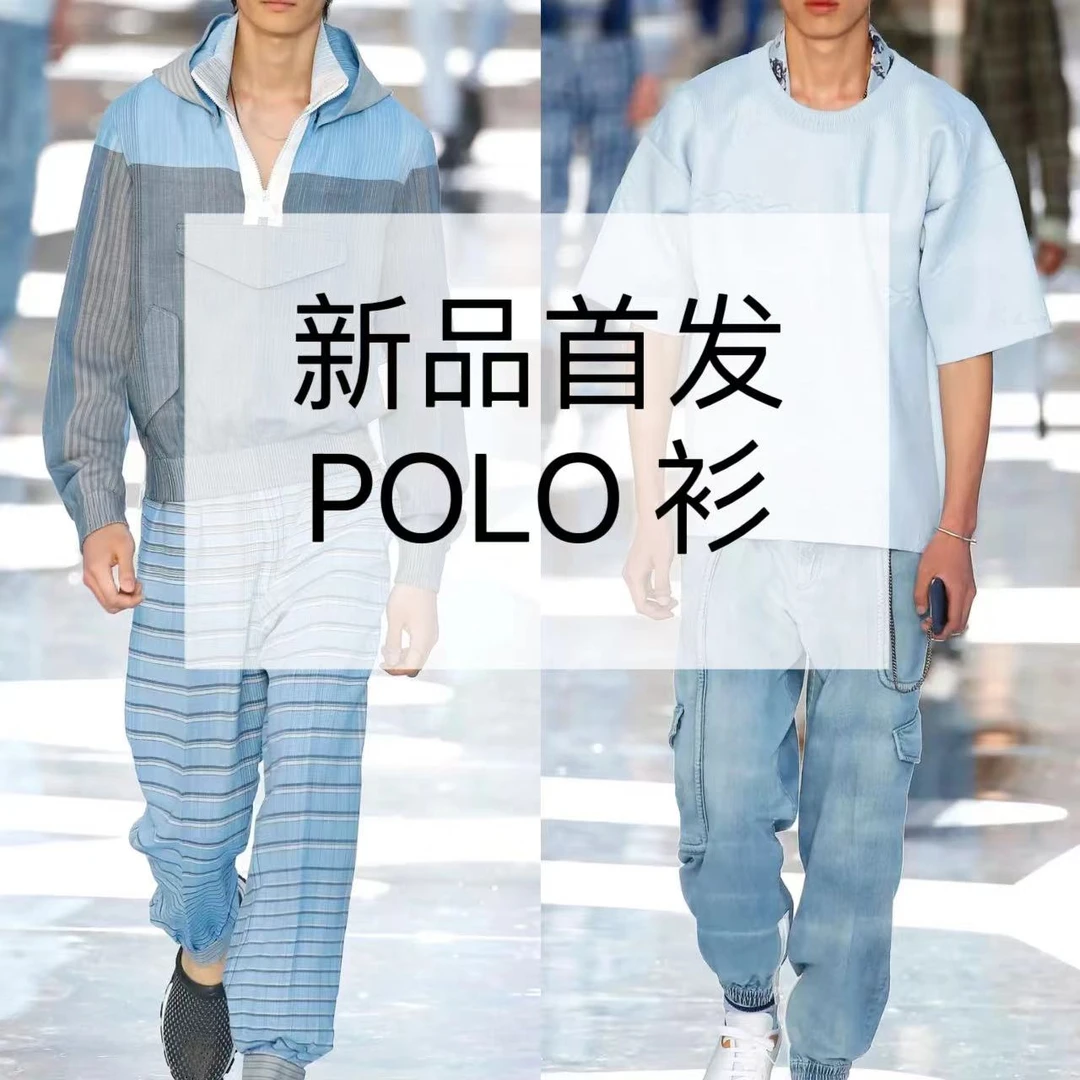 【蜘蛛刺绣 】POLO衫短袖夏季新款高端潮牌翻领 8807-1浩哥专属