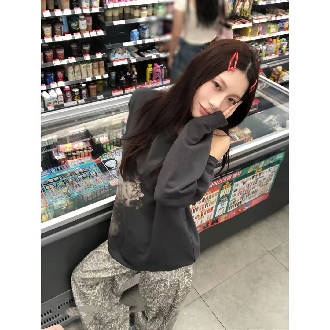 徐秋阳  斜肩猫  秋冬新款百搭时尚休闲显瘦显白唐装长袖13690