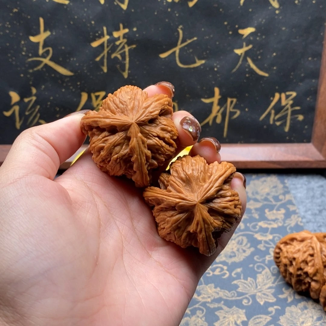 吊坠文玩核桃（*）白狮子