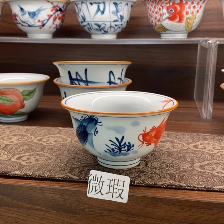 釉下老陶泥手工绘制