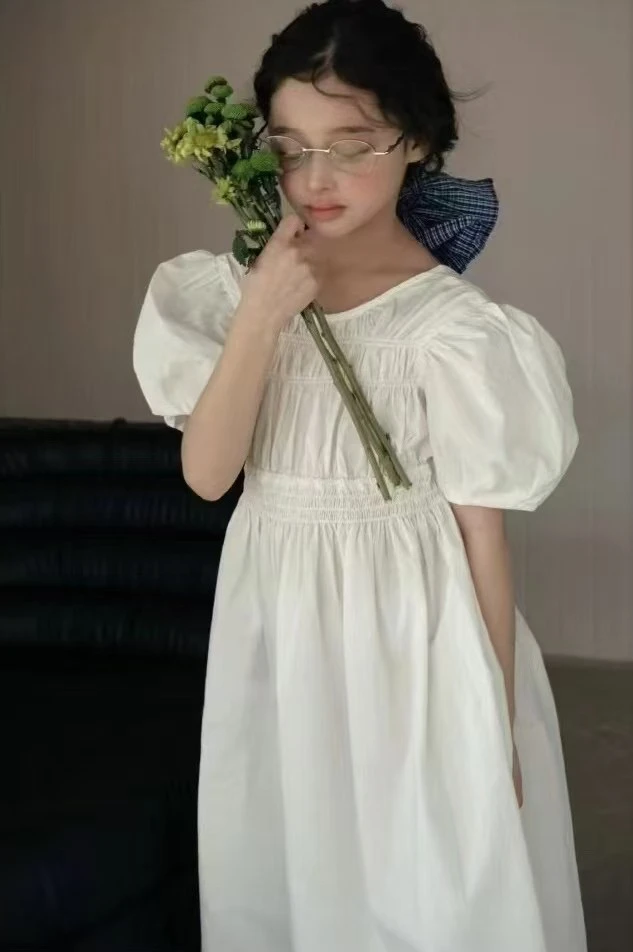 法式夏季棉布连衣裙