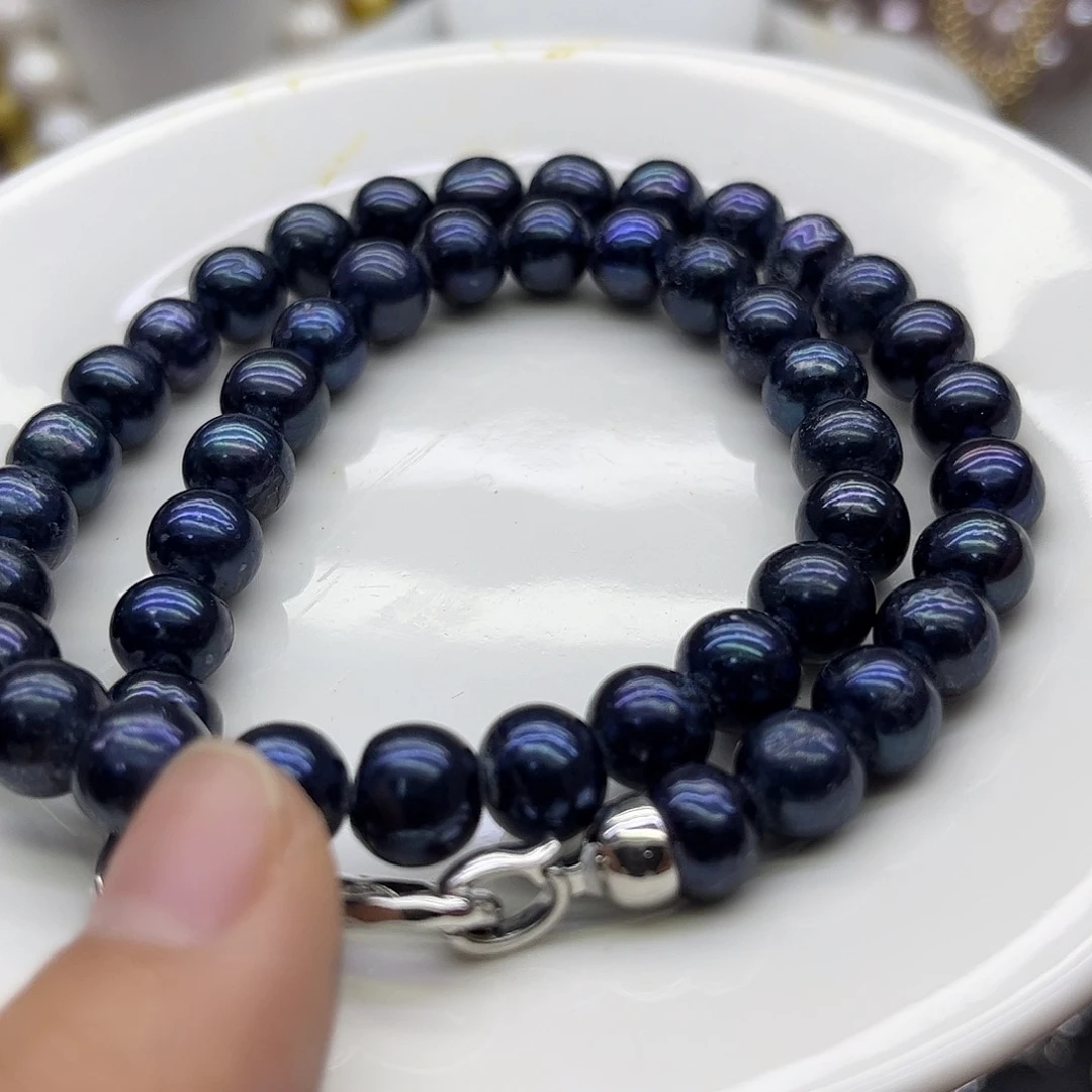 淡水珍珠钛钢颈饰