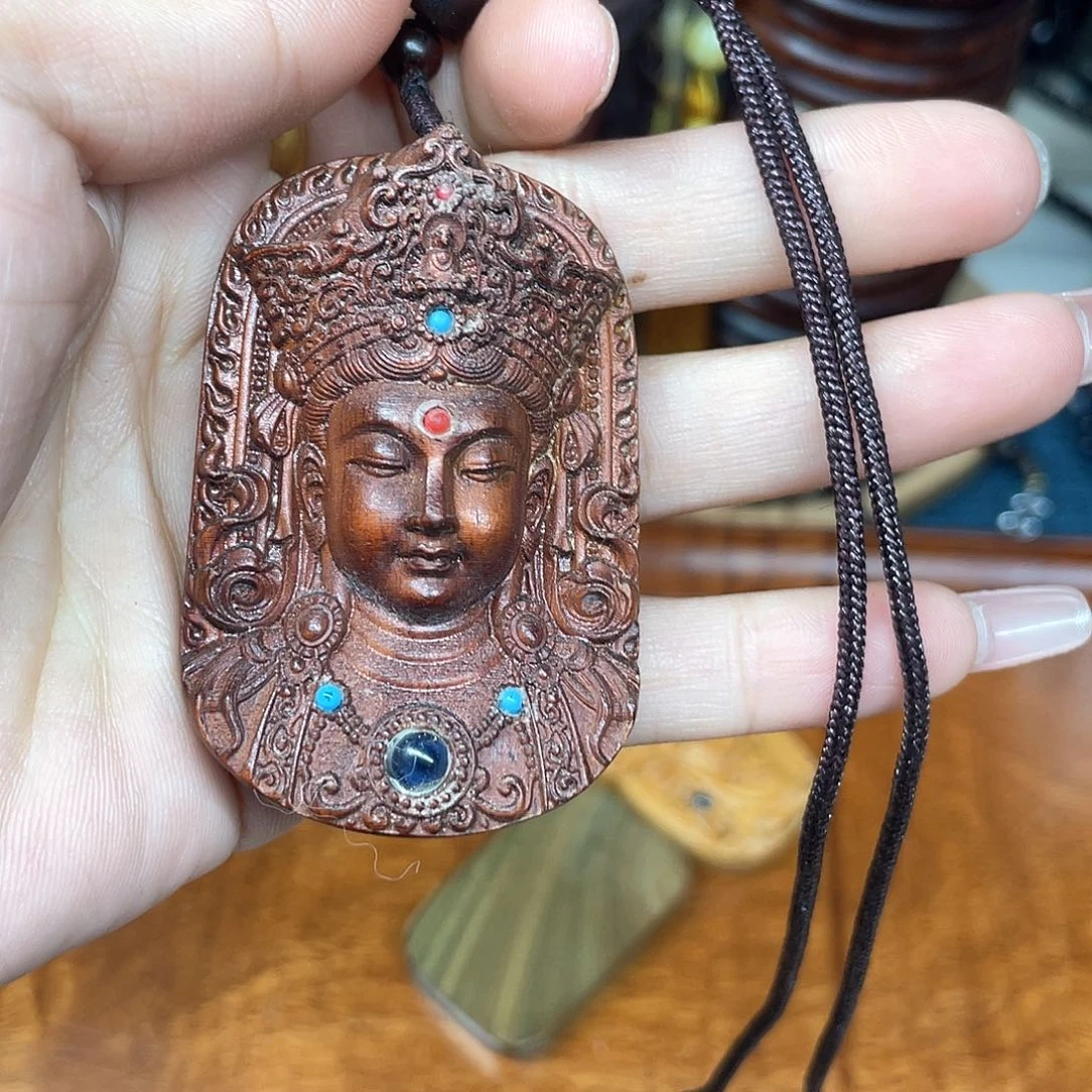 维腊木（绿檀）无事牌