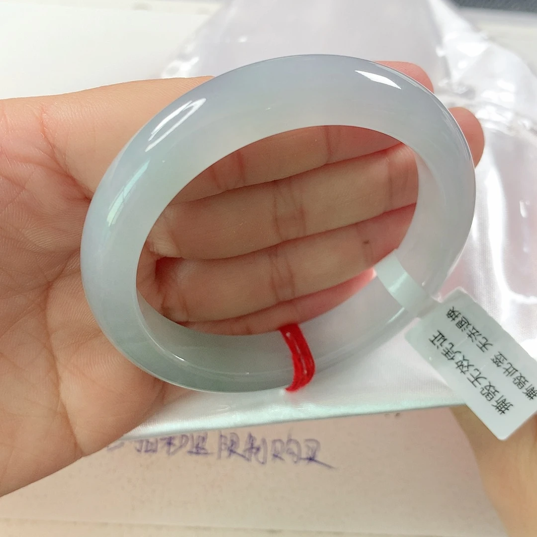 未镶嵌手镯翡翠高货瑕疵漏漏镯 ⑦⑤