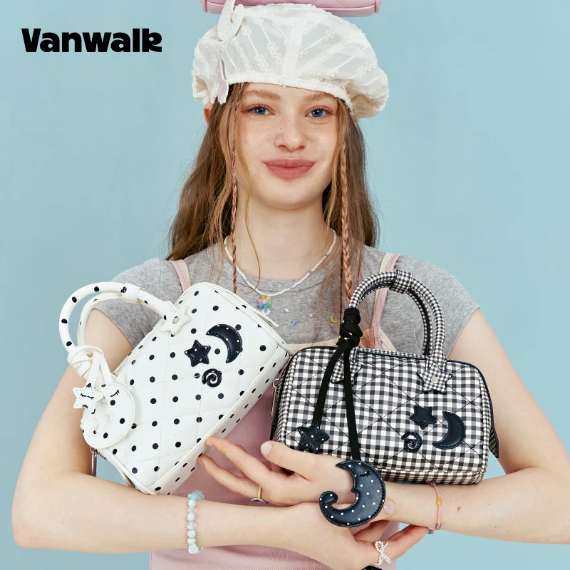 VANWALK Starry小众高级感星星ins枕头包女生通勤波士顿单肩包