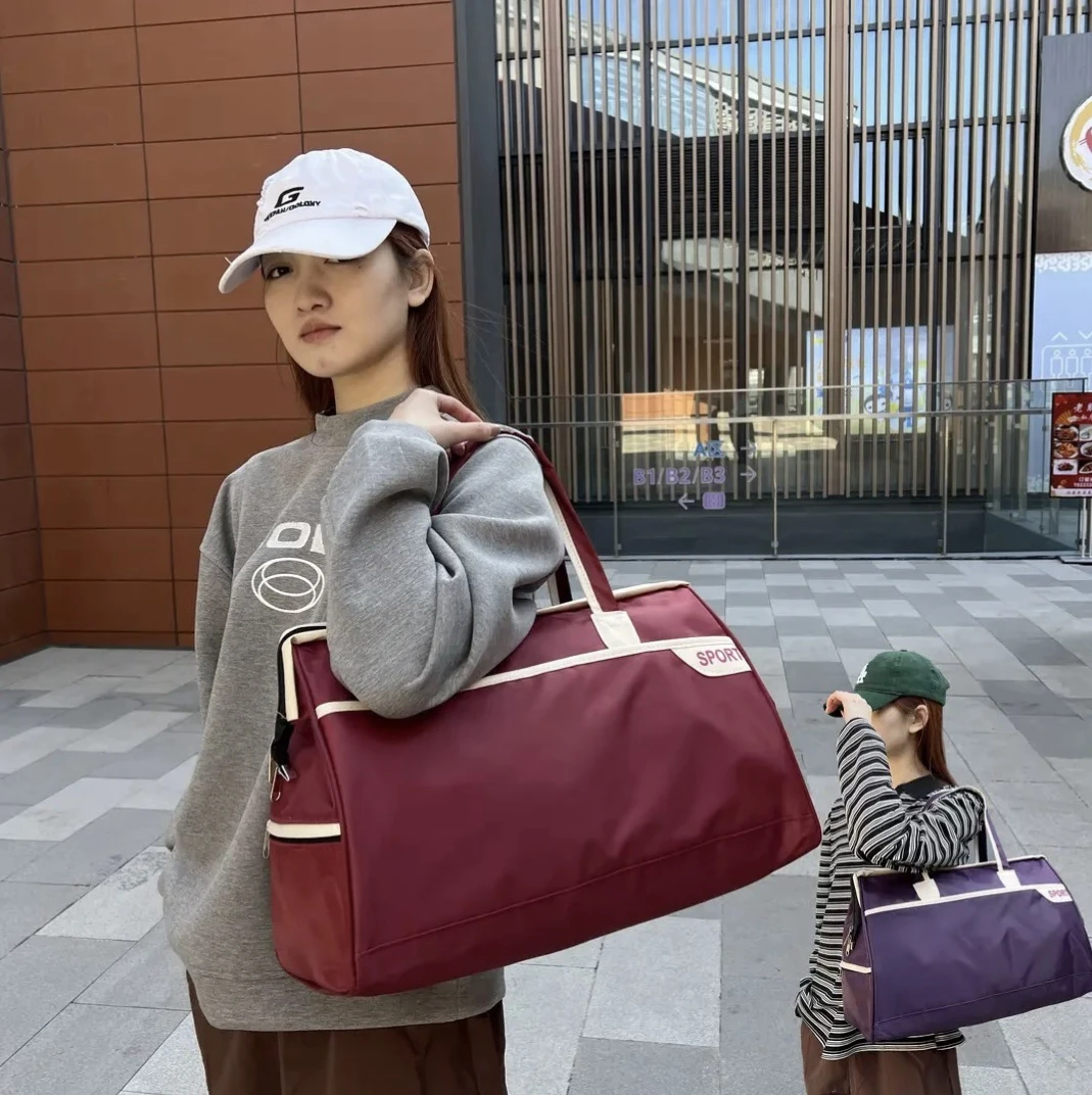 男女同款短途登机出差便携包休闲大容量旅行收纳包行李袋旅行包CH