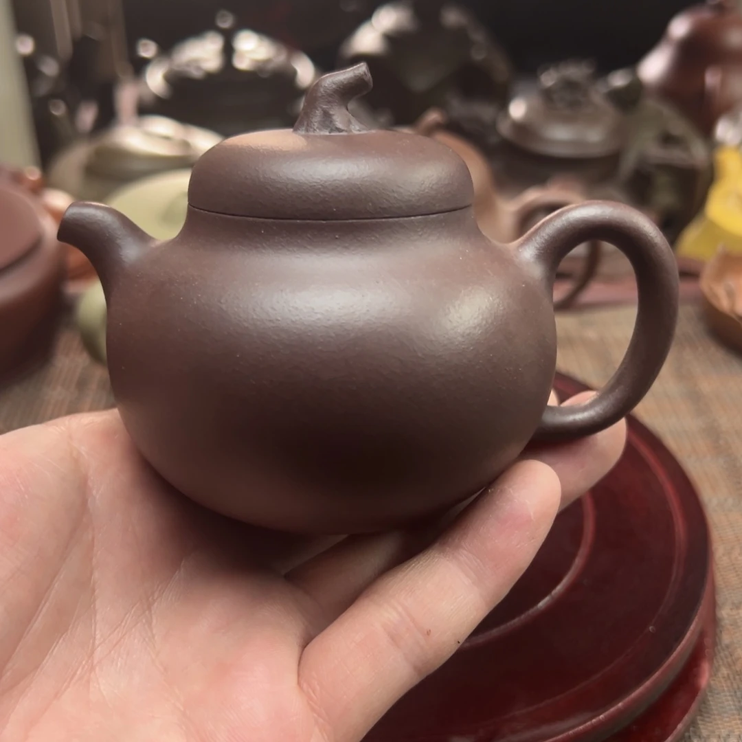 紫砂茶壶宜兴原矿紫砂壶180毫升容量