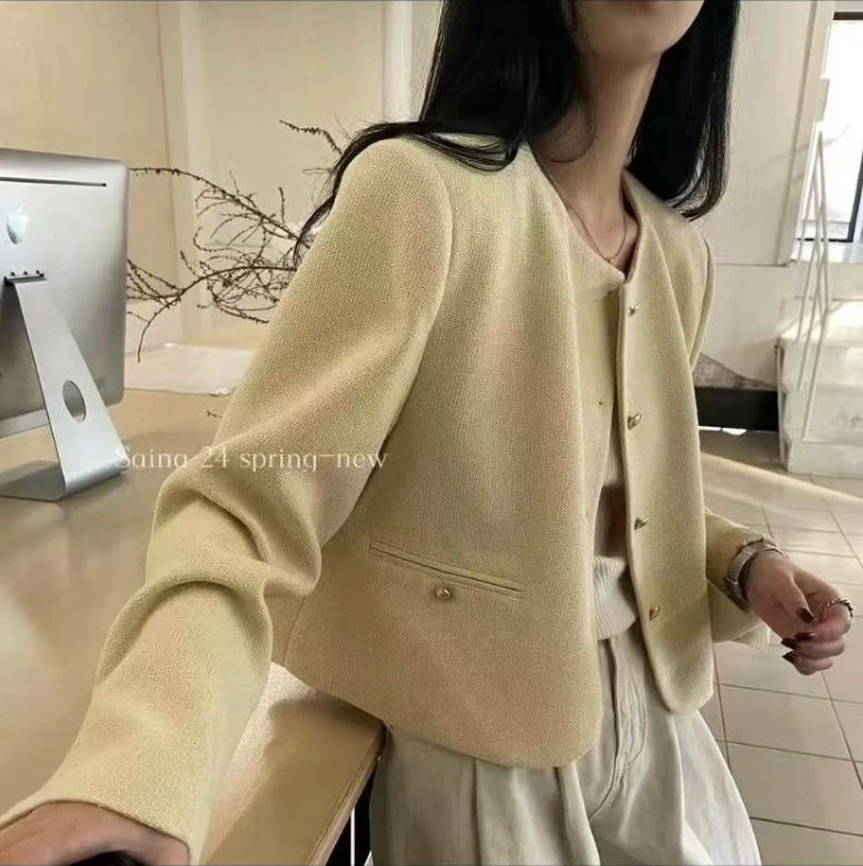 小香风外套女短款2024年秋冬新款高级感气质今年流行上衣
