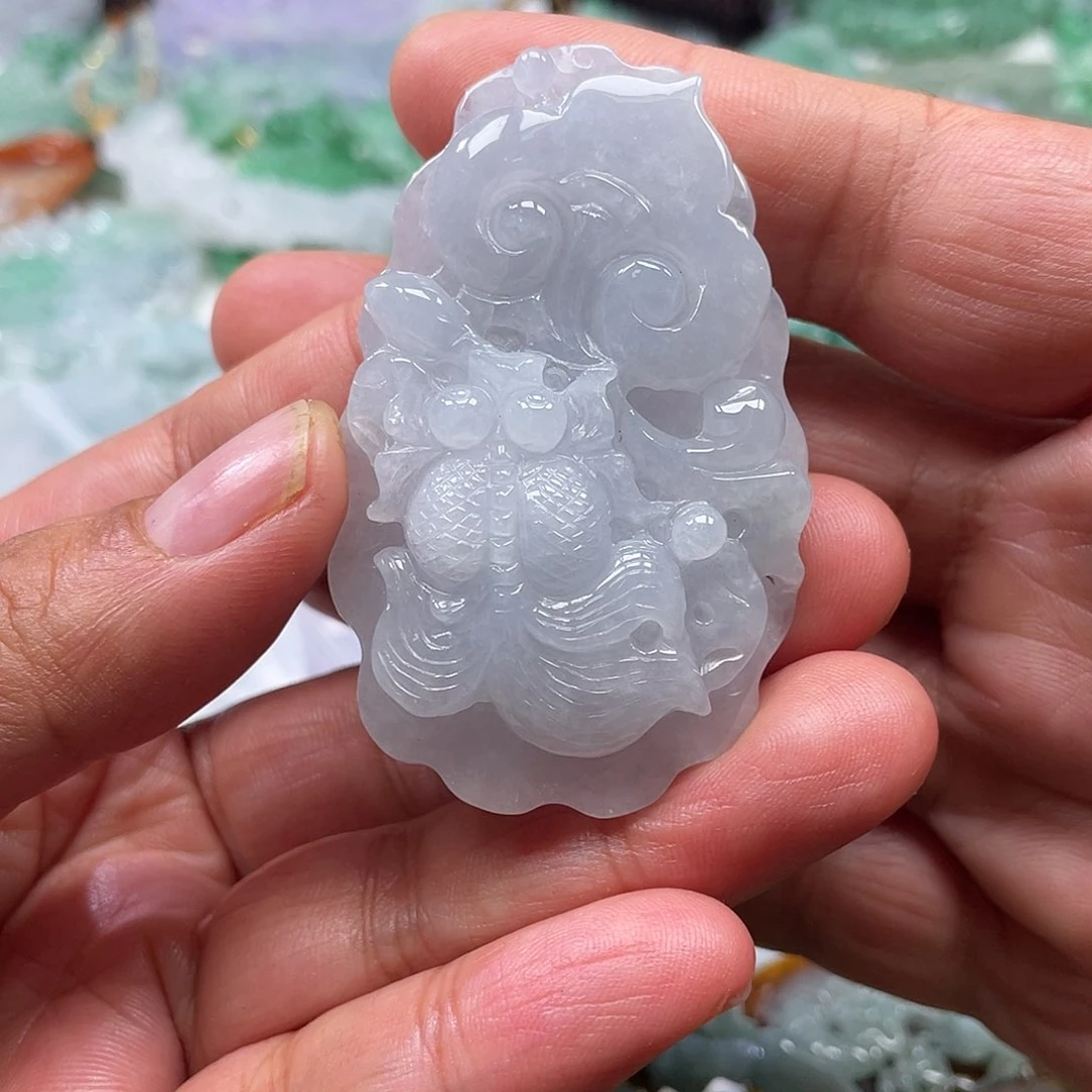 颈饰未镶嵌翡翠小****爱翡玉缘翡翠