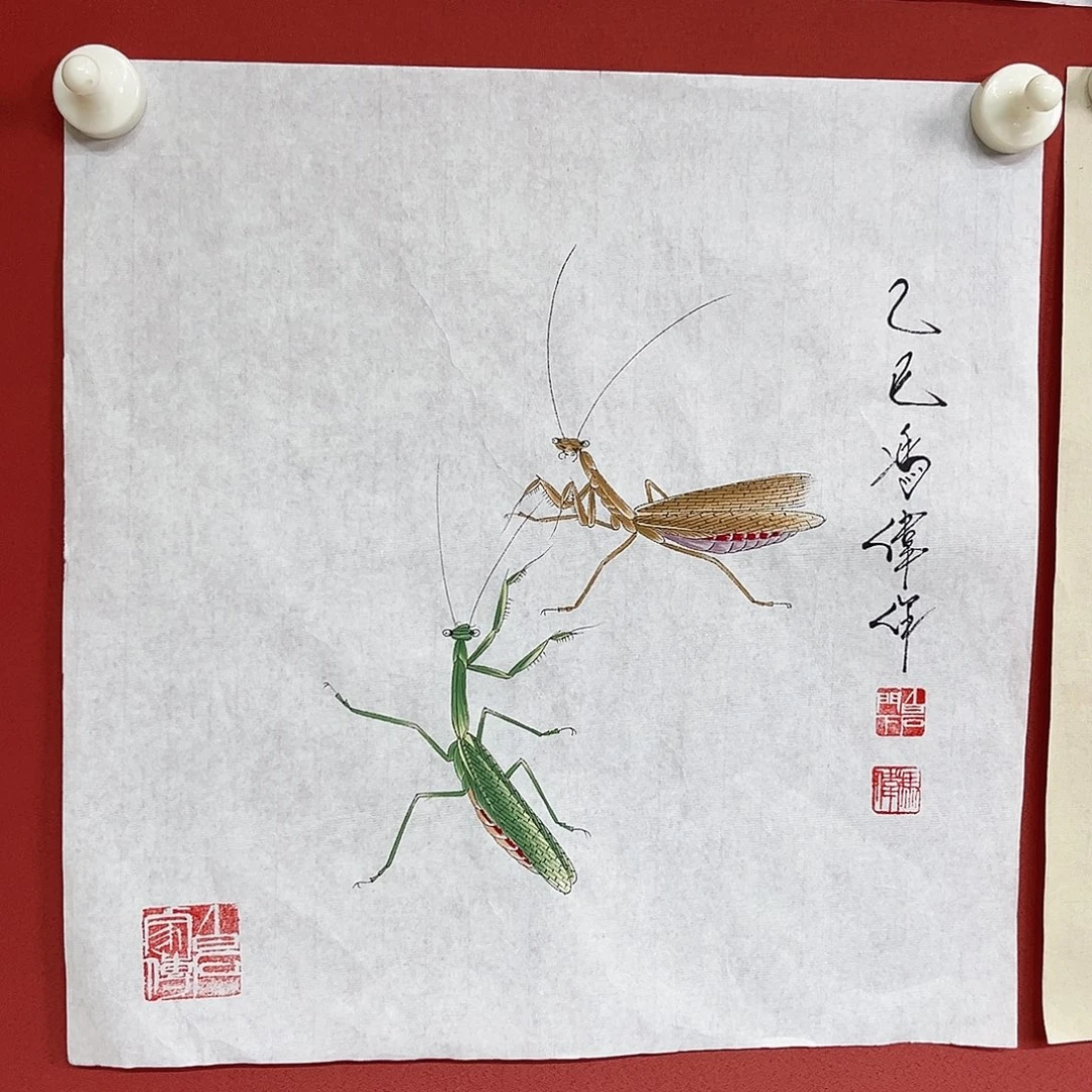 国画冯伟老师国画作品月