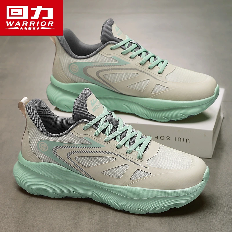 回力男鞋春季2025新款软底轻便减震透气青少年网面运动休闲跑步鞋