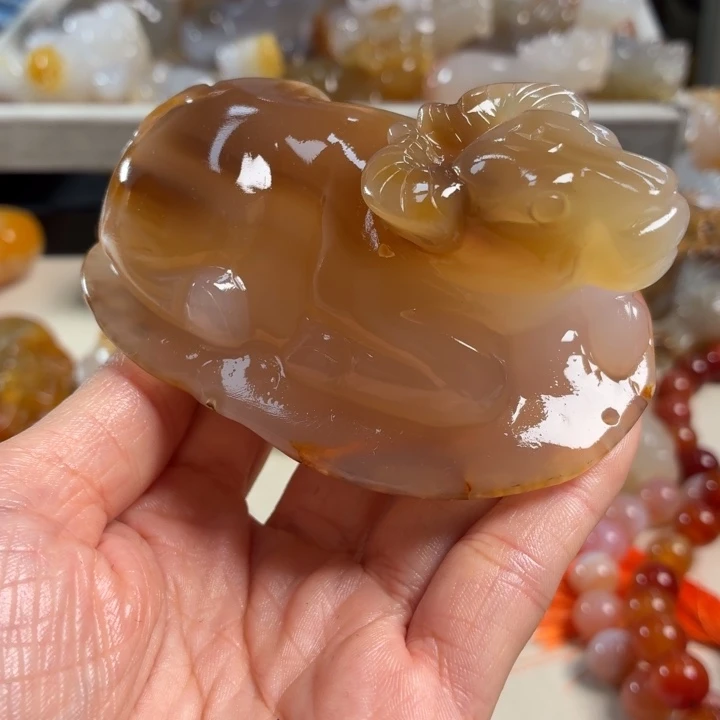 玛瑙/玉髓未镶嵌吊坠(不含链)