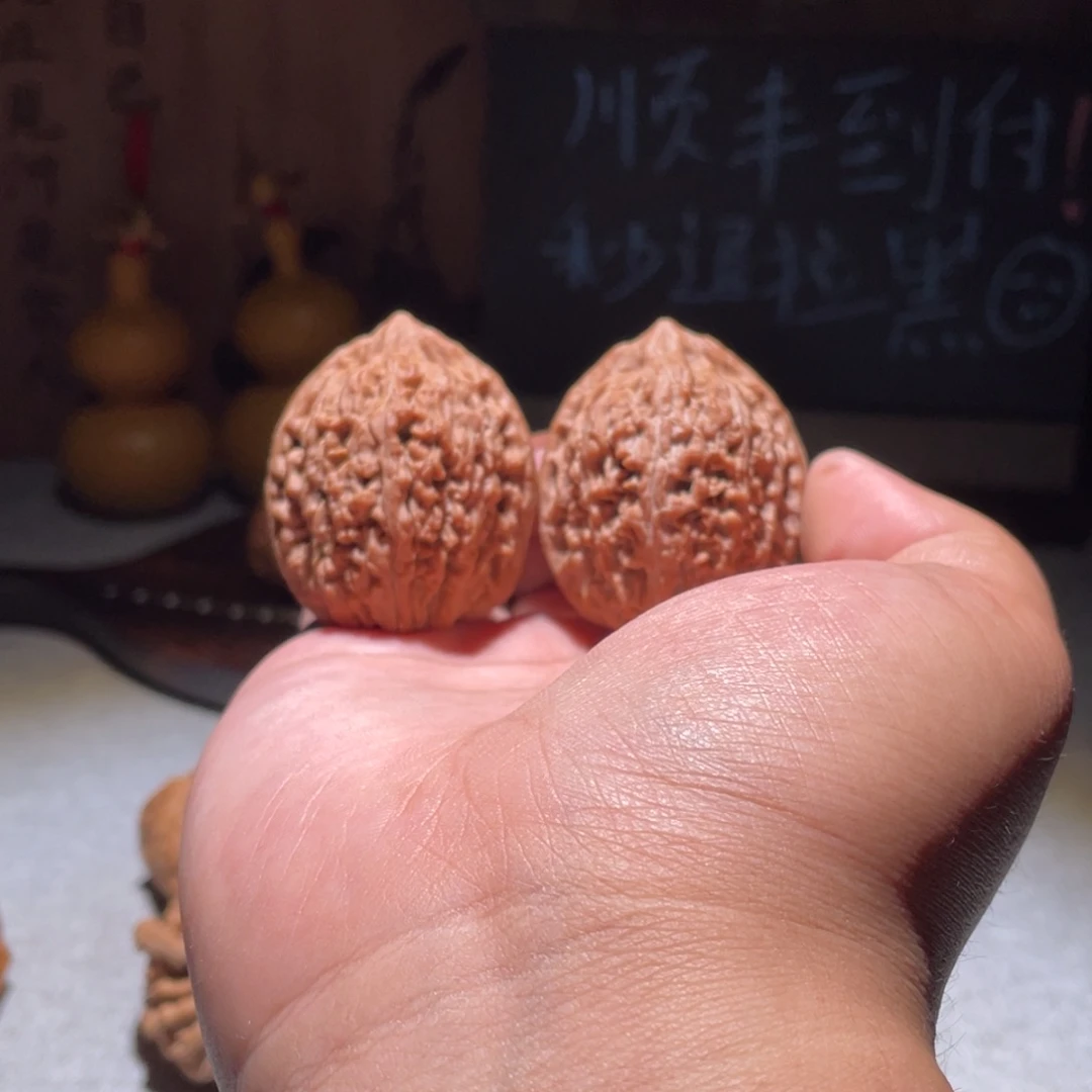 北***郎文玩核桃吊坠37蒜头