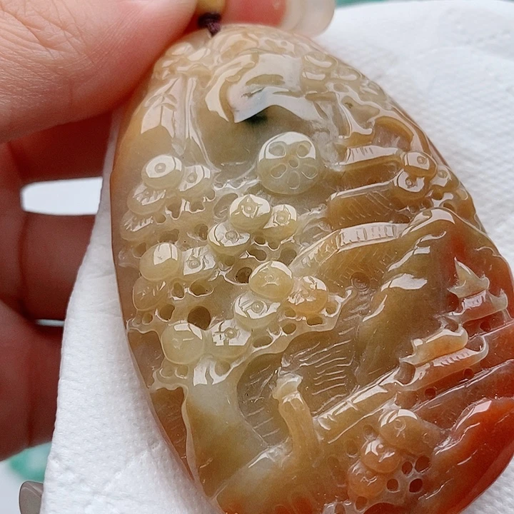 颈饰未镶嵌翡翠翡翠
