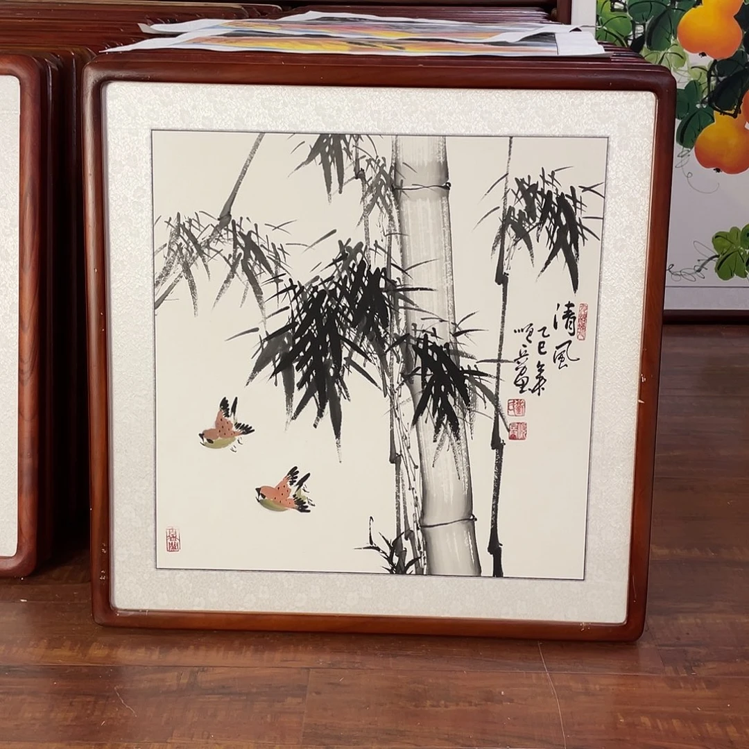 国画带框尺寸63*63厘米