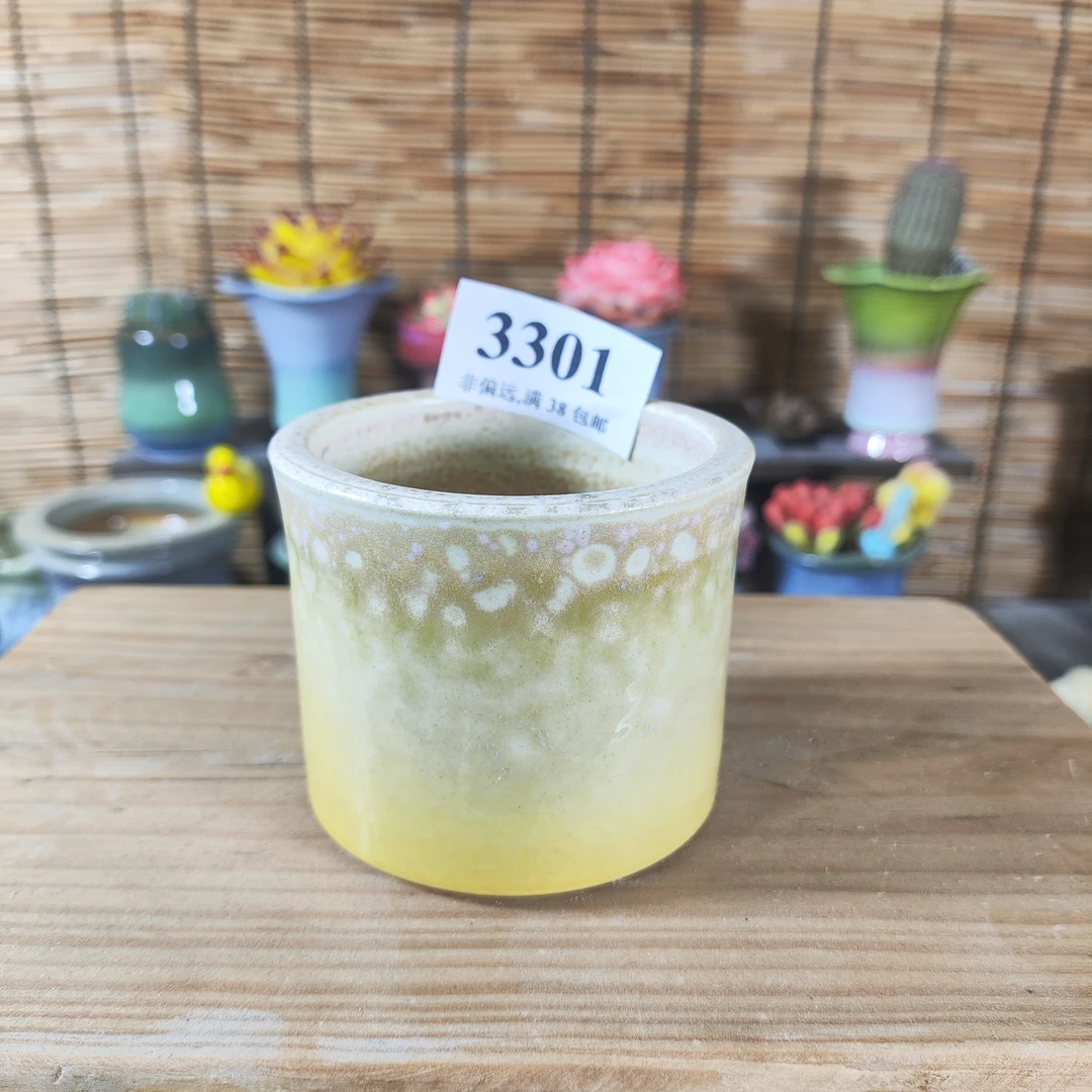 口6高6，3301手工创意多肉花盆摆件迷你多景德镇纯手工制做