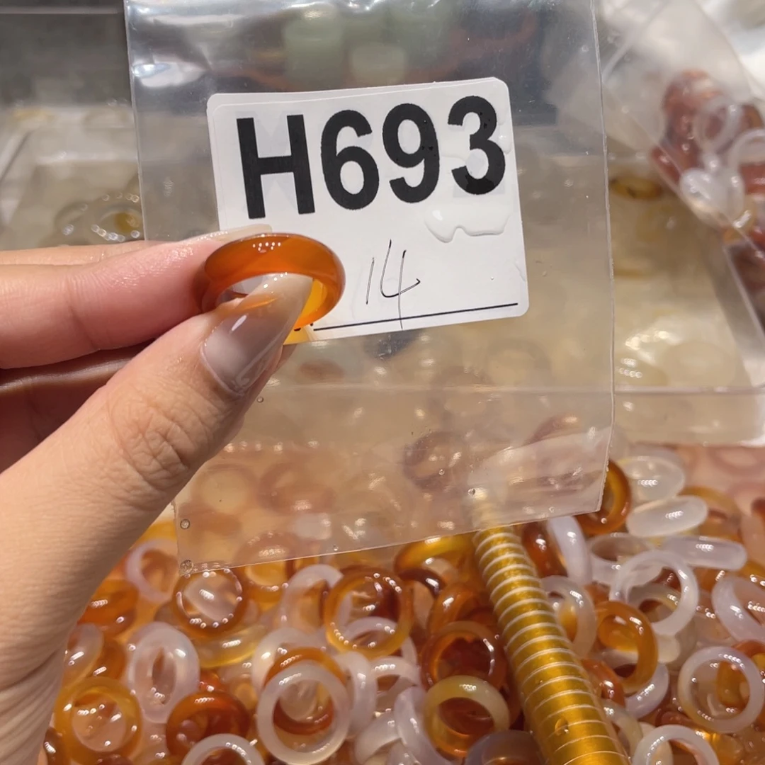 玛瑙/玉髓未镶嵌戒指693