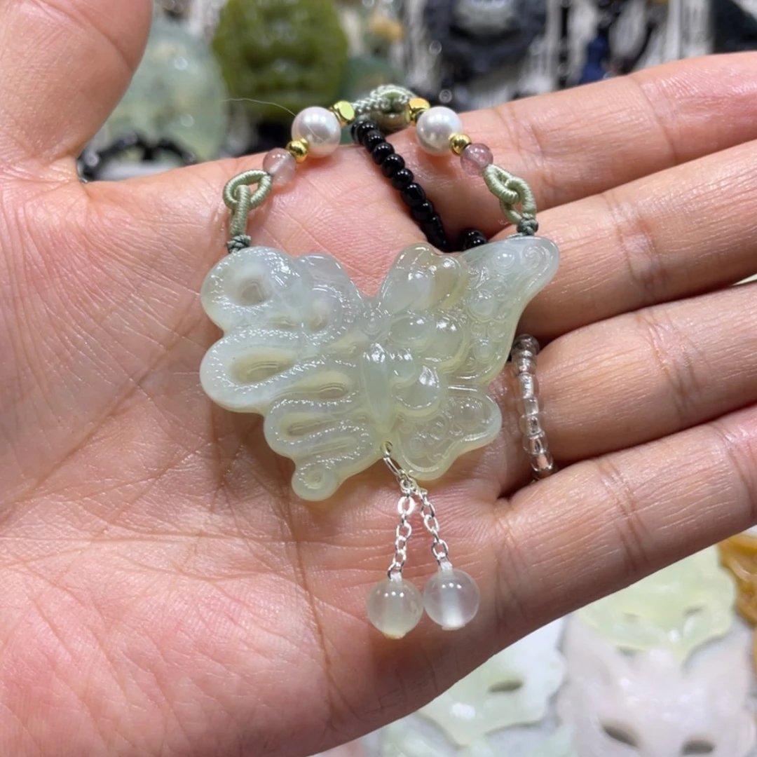 【闪购商品】岫玉未镶嵌颈饰27吊坠