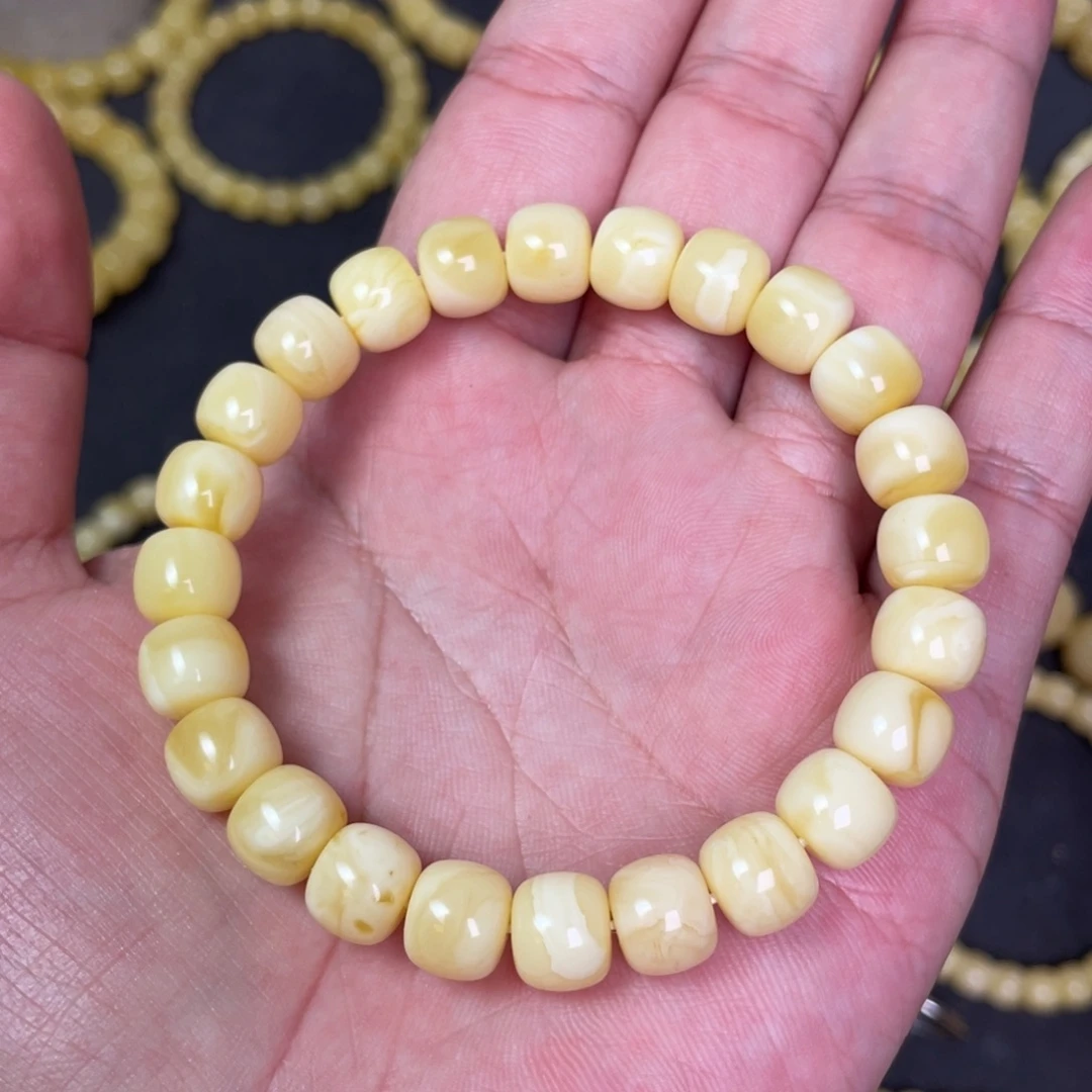 蜜蜡未镶嵌裸石蜜蜡手串9.5mm