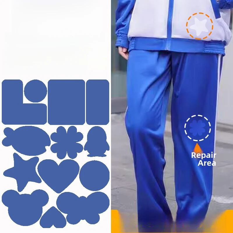 无痕修覆隐形校服裤子膝盖补丁贴衣服修补神器补洞衣贴破衣防水贴