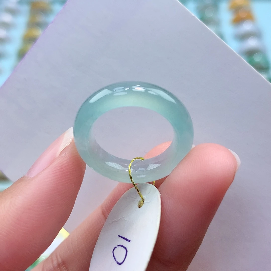 未镶嵌戒指翡翠10圈