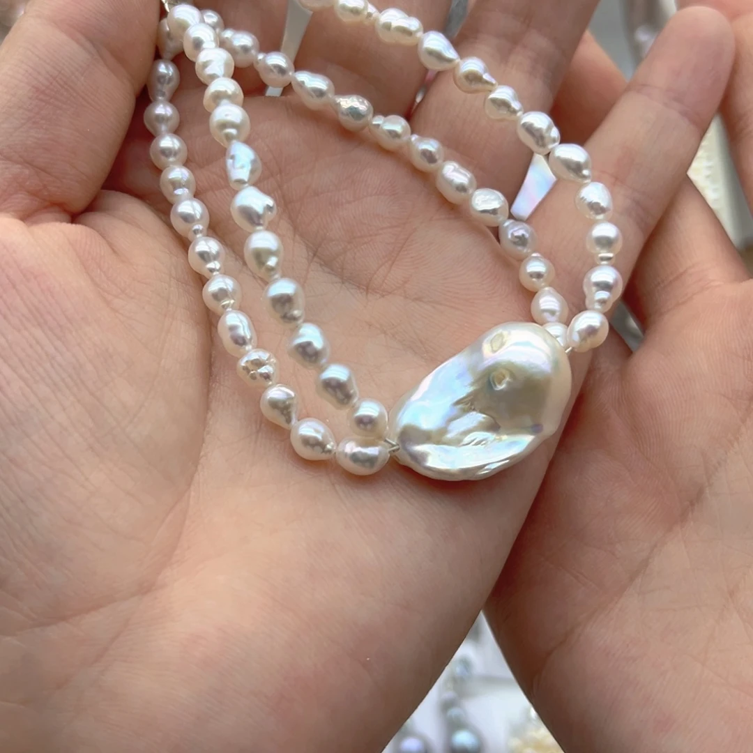淡水珍珠颈饰未镶嵌