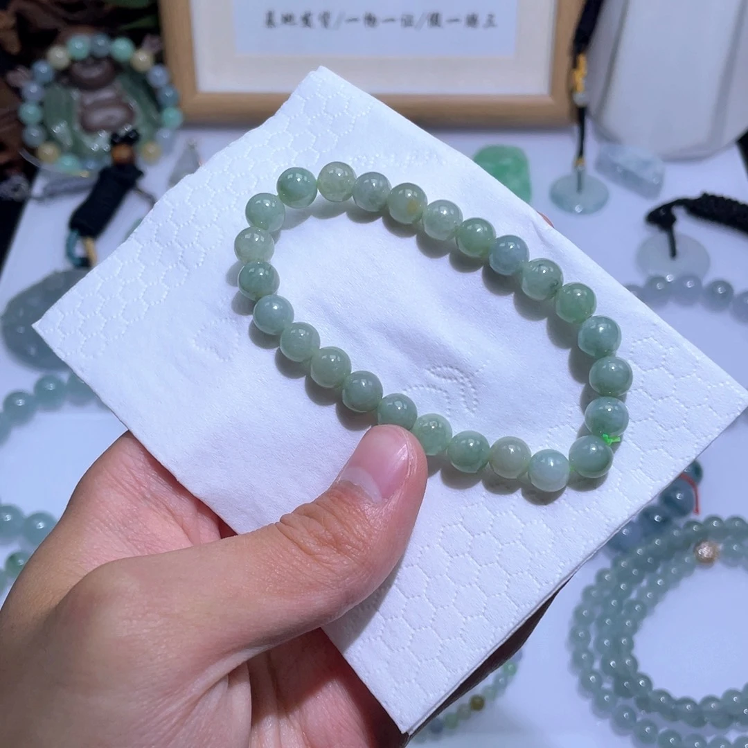 翡翠未镶嵌颈饰手串6