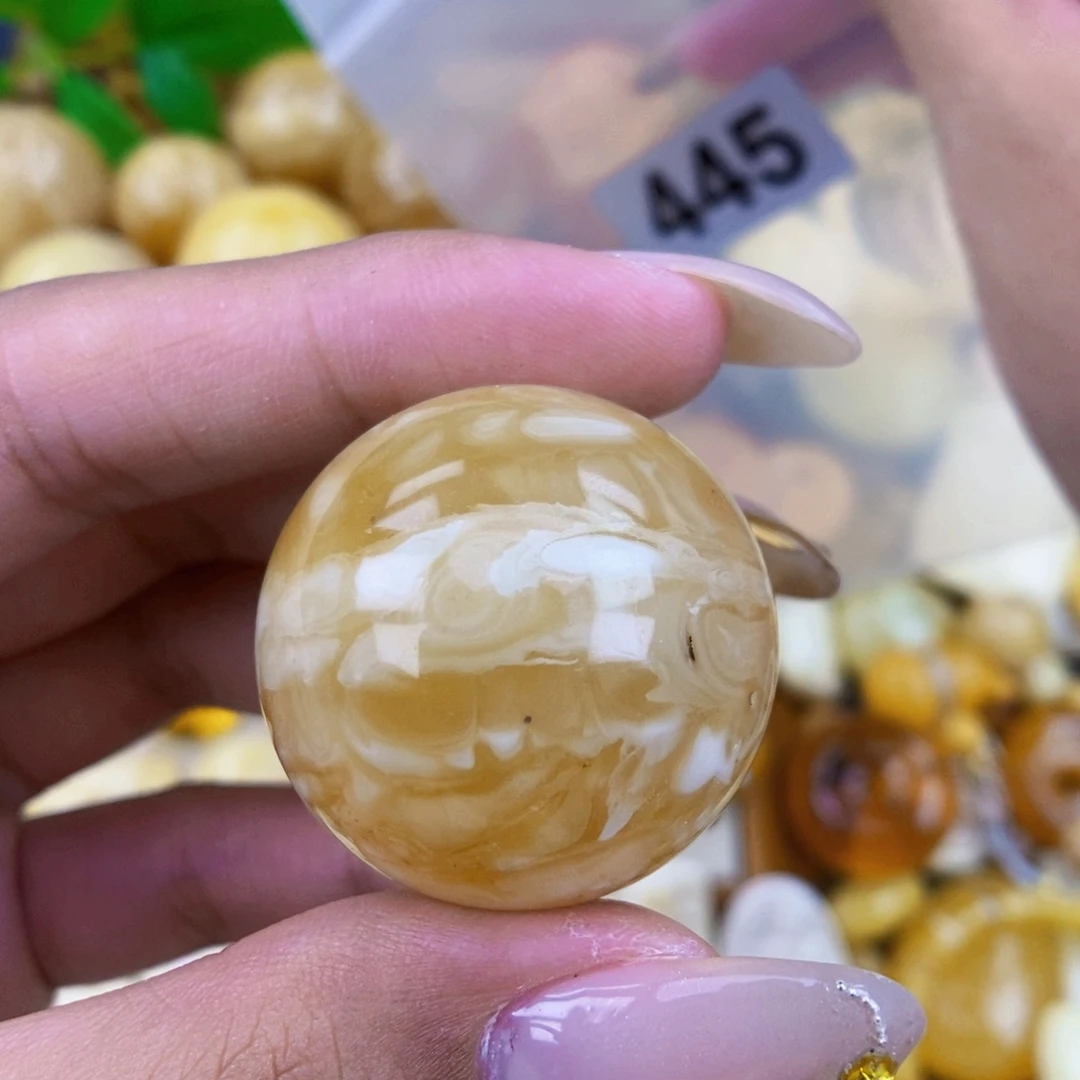 琥珀未镶嵌珠宝奇石31 粉