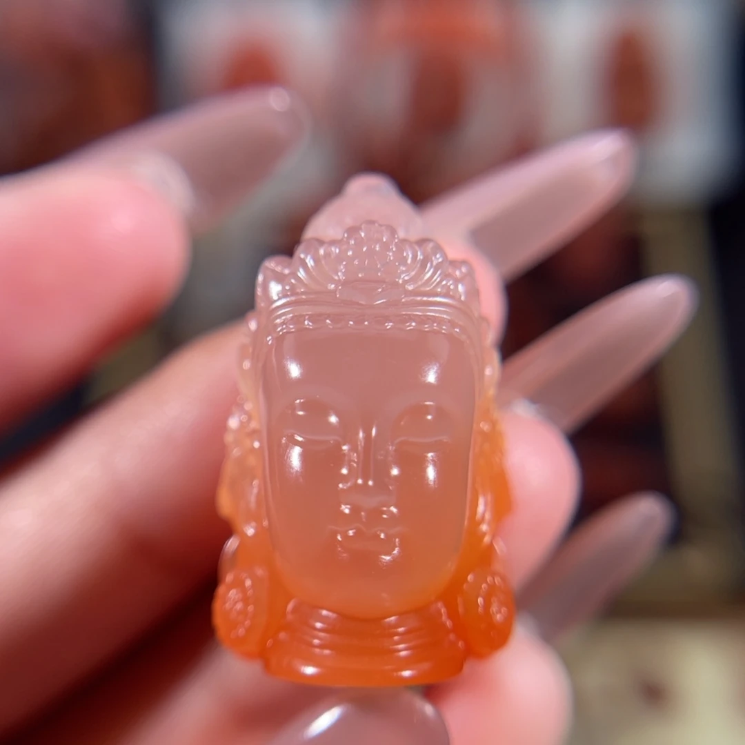 南红玛瑙未镶嵌度母26.8*16.5