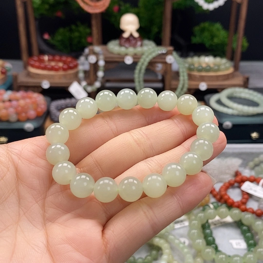 未镶嵌手链和田玉微瑕