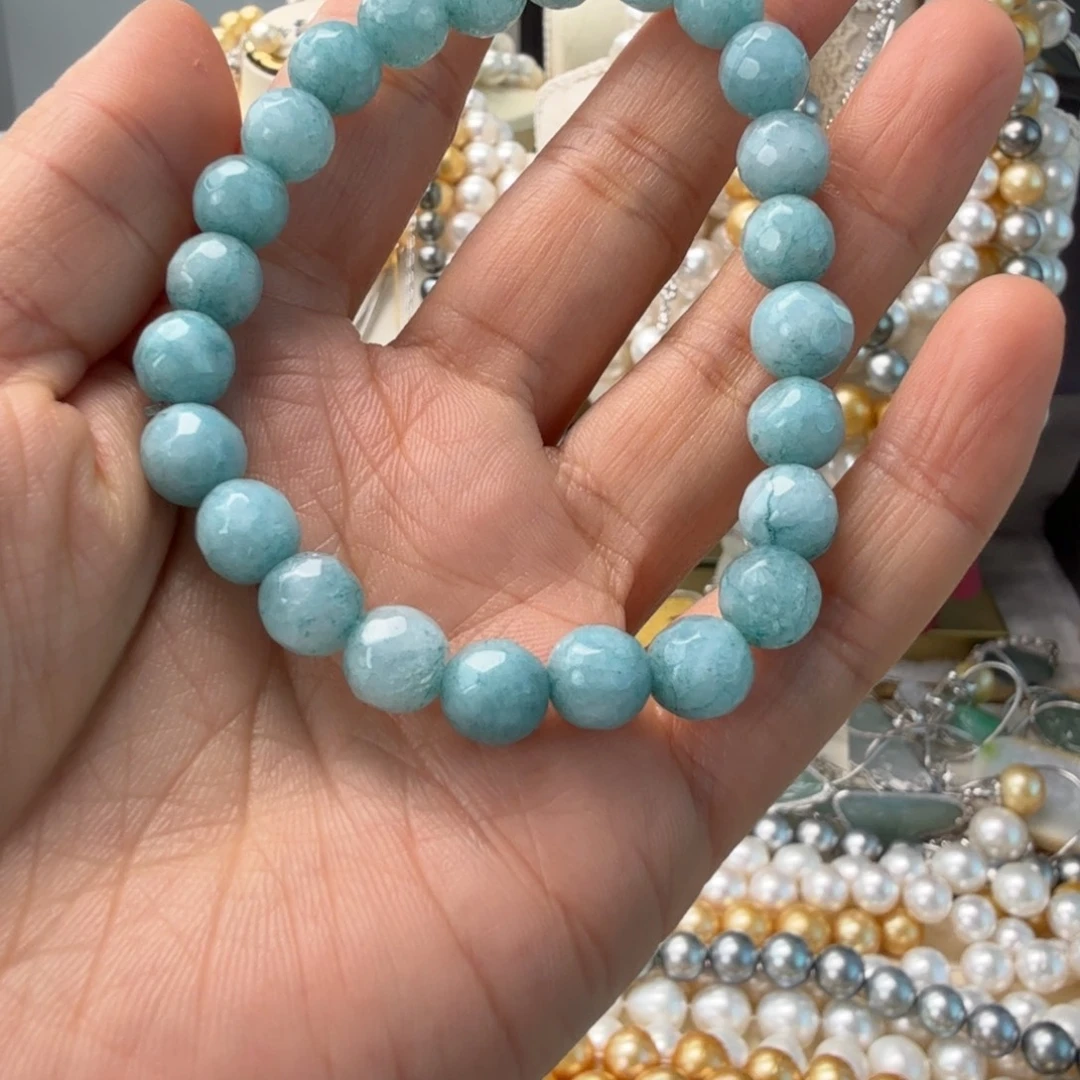 海水珍珠银S925镶嵌颈饰