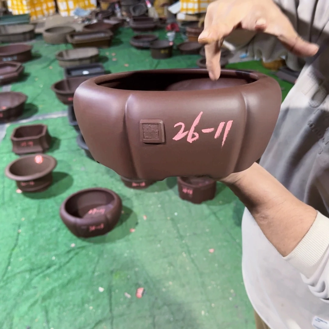 紫砂花盆紫砂花盆