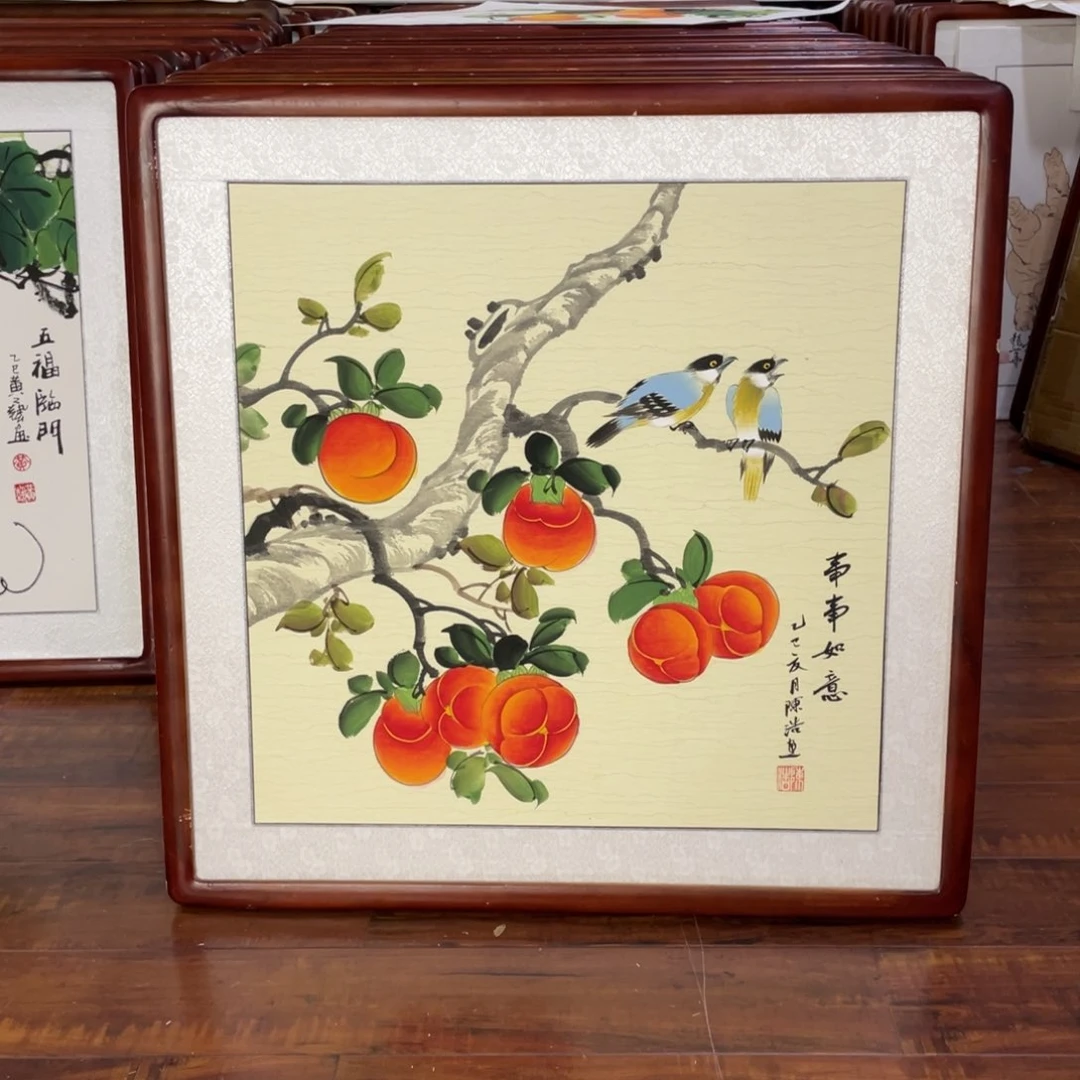 国画带框尺寸63*63厘米