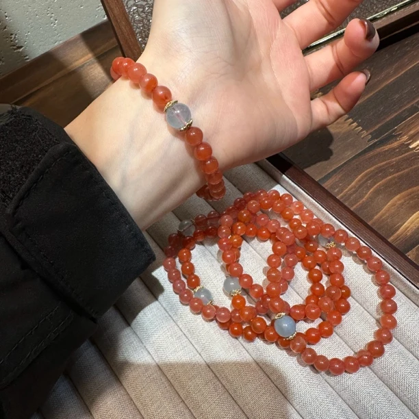 铜合金石英石手链 铜合金手串合集 十里间手链