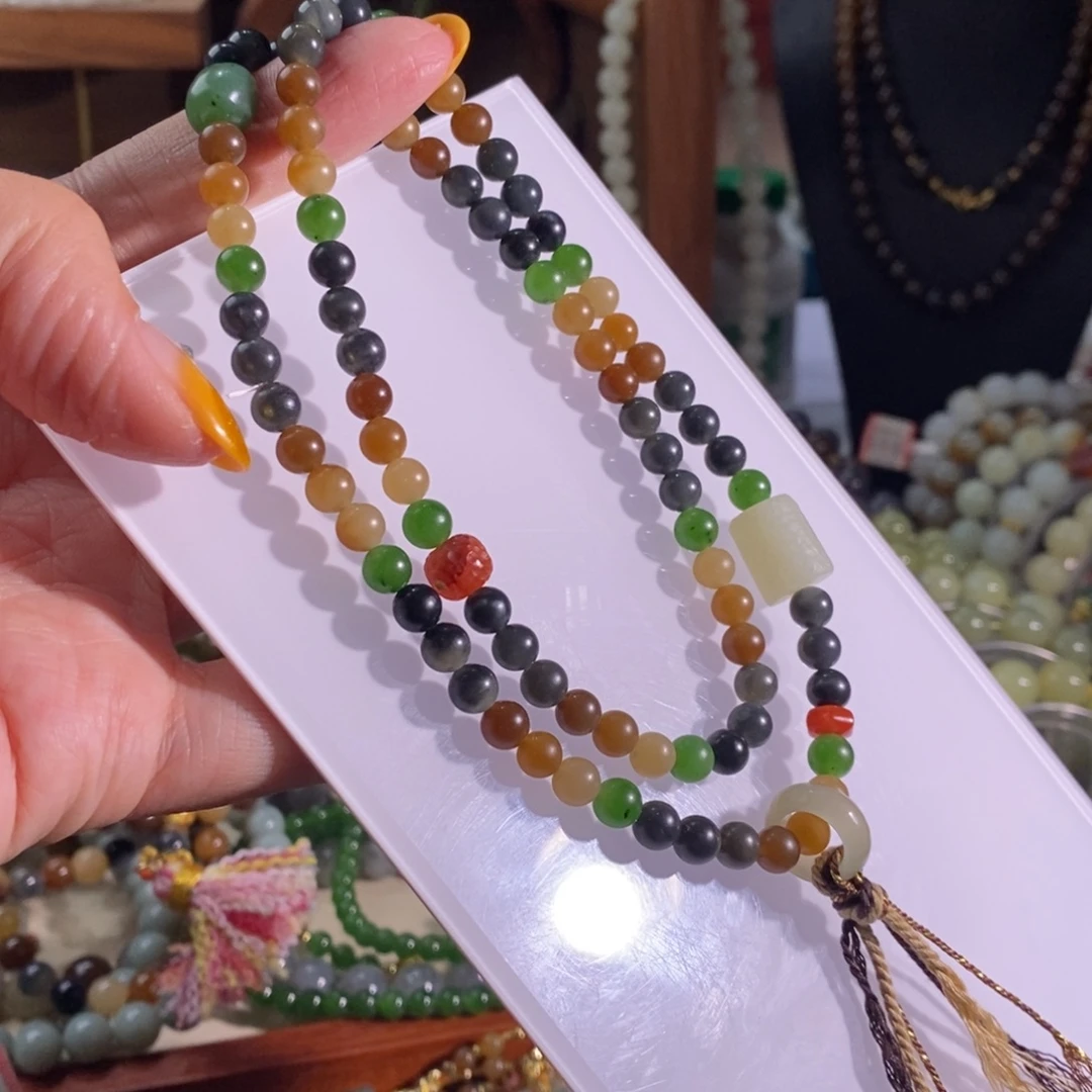 和田玉未镶嵌手链