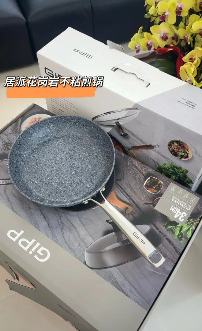 居派（GIPP ）28cm花岗岩不粘煎锅