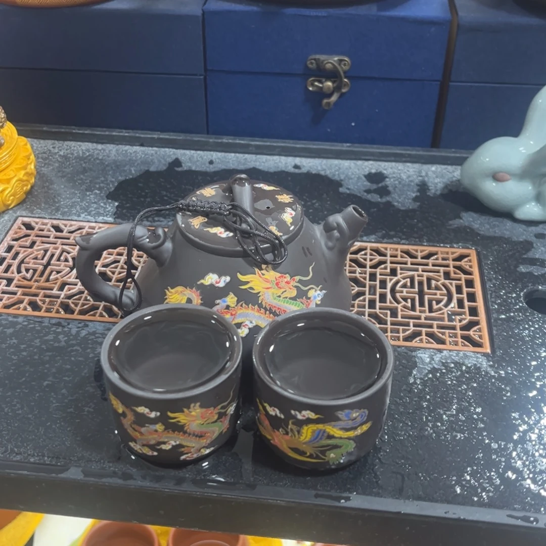 茶杯紫砂紫砂壶一壶2杯