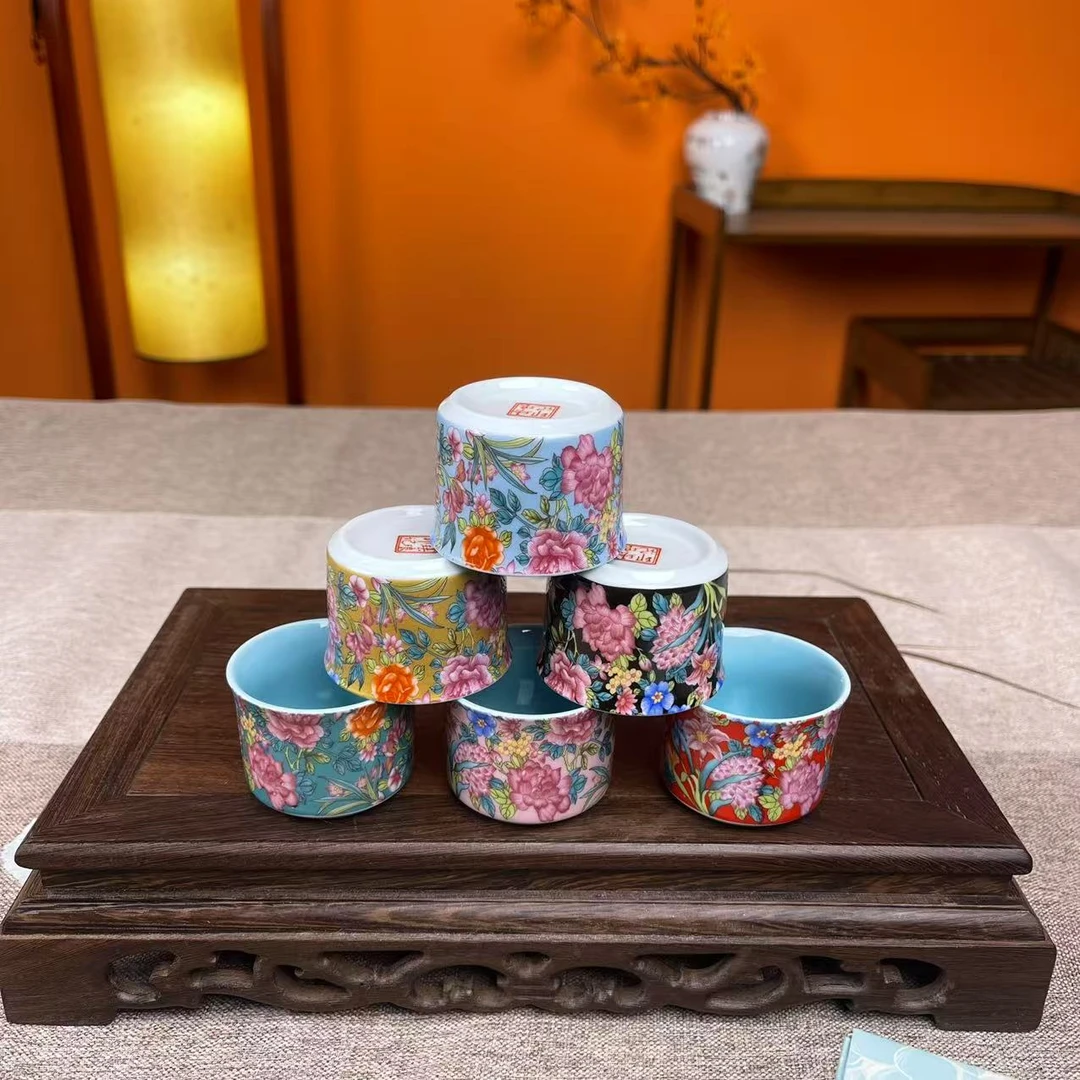 珐琅彩6杯礼盒装G2465