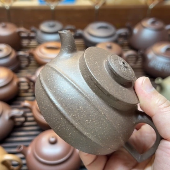 紫砂茶壶沃*玛宜兴紫砂壶