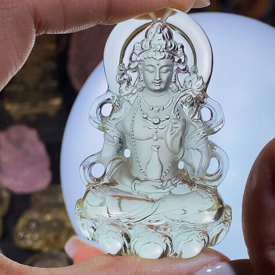 平***安颈饰未镶嵌水晶吊坠