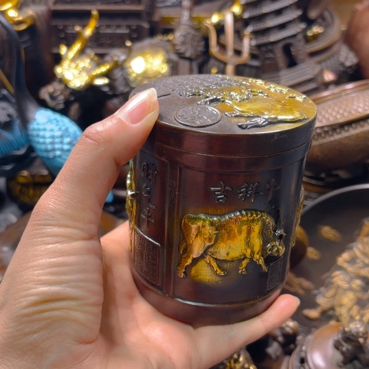 铜器摆件收收藏藏