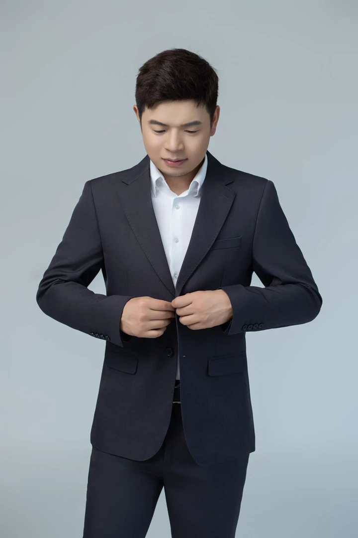 【单西】男士商务休闲西服单上衣结婚上班职业主持弹力修身款高品质