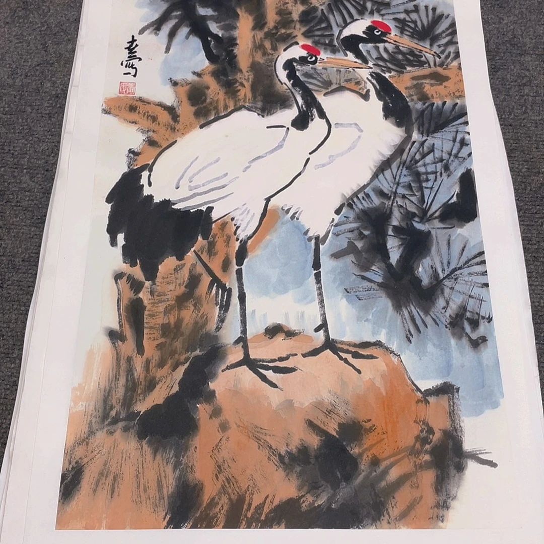 国画2平尺纯手绘国画作品