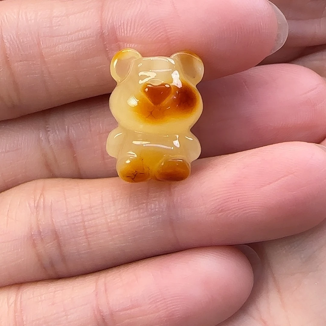 琥珀未镶嵌珠宝奇石伶*