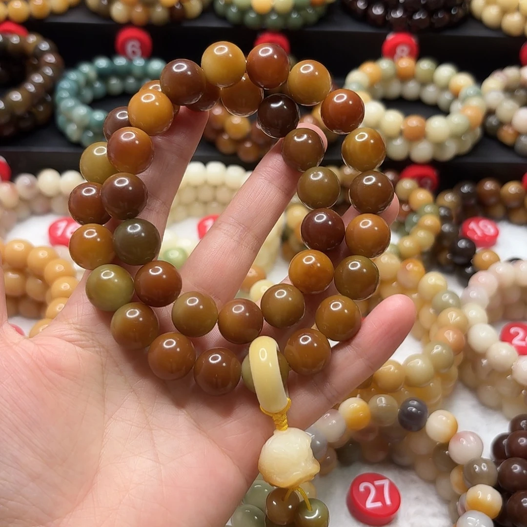 手串菩提根/象牙果敦煌正圆珠
