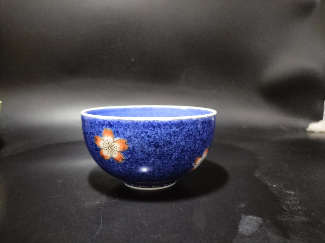 金标胡窑内绘 杯 标为单价03/100-1陶瓷手绘描金纯手工