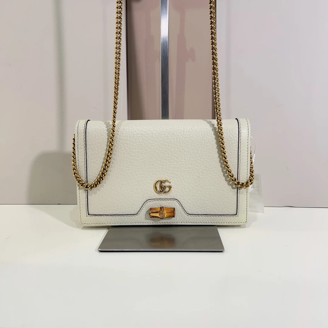 95新 GUCCI/古驰 GUCCI古驰竹节woc链条包a9071
