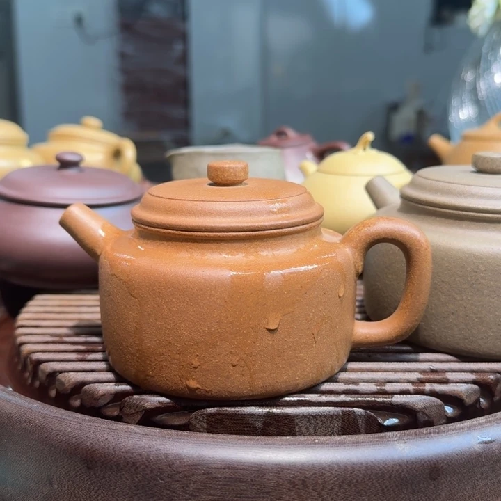 紫砂茶案桃花泥无添加得中230cc